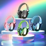 Kids Electroplated Earmuffs Hearing Protector Anti Noise Headphones Autism Gift