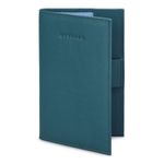 Gryphen Hoxton Leather Golf Scorecard Holder with Pen Loop One Size, Teal 