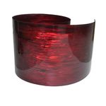 Gauge 0.5mm Drum Wrap Music Instrument Deco Celluloid Sheet Red Silk Red Oyster