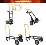 REDCAMP 2-in-1 Hand Truck Trolley Heavy Duty,330lbs Folding Sack Barrow
