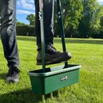 BMS Lawn and Turf Aerator Fork with Soil Corer Collector, Replaceable tines