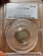 1842-O SEATED LIBERTY HALF DIME H10C PCGS XF 40  ... 14823182