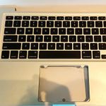 Apple MacBook Pro 13in Mid 2012 Palmrest Top Case with Keyboard, Silver Working