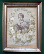 Queen Victoria Victorian Woven Silk Royal Commemorative 1846 Coventry