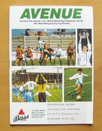 BRADFORD PARK AVENUE v SKELMERSDALE UNITED 1991/1992 Exc Cond Football Programme