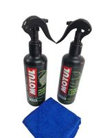 Motul Helmet Cleaning Care Pack Kit Bike Motorcycle Crash Helmet Lid Visor