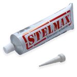 Stelmax 1985 Adhesive PVC Resin & Solvent Based 135g Tube Clear and White