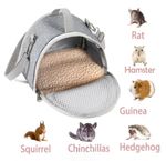 Small animal carrier bag suitable for sugar glider, hamster, rat, guinea pig