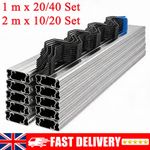 1/2m Greenhouse Lock Channel & PVC Coated Spring Wire Kit U-Channel 10/20/40 Set