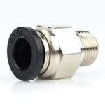 8mm Hose OD M10x1.0 Straight Male Push Fit Air & Water Hose Fitting