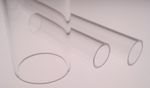 Perspex Tube Acrylic Pipe 6" Stock Lengths 5mm Outside Diameter - 180mm Diameter