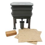 Worm Farm Compost Bin Food Waste Composter Garden Wormery System