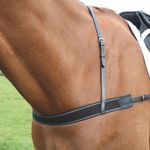 Shires Elastic Breastgirth With Sheepskin Cover On - One Size