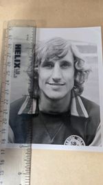 Frank Carrodus - Aston Villa- original press photo with stamp, Aug 1974