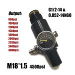Cylinder M18*1.5 Regulator Compressed Air 4500psi Tank Bottle Output Pressure UK