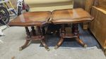 Vintage Mahogany End Side Tables - Very Good Condition
