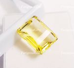 18 Ct Yellow Topaz Pixel Cut For Pendent Size Loose Gemstone