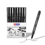 8 Size Fine Line Pen Set Waterproof Technical Drawing Pens for Sketching Manga
