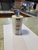 White Matt Foil, used for hot foil stamping or craft 150mm x 122Mtrs  