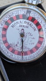 RARE MONACO SALON DEPOSE ROULETTE GAMING POCKET FOB/WATCH