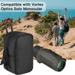 Monocular Telescope Case Shock Absorbing Pouch for Outdoor Hiking