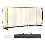 Football Goals with Nets 12x6ft Soccer Goal Set  Post with Strong Frame