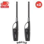 2x Chef Aid Gas Lighter Refillable Long Reach Adjustable Gas Cooker Stove