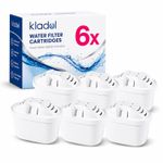 6 Pack Compatible Water Filter Cartridges Replacement for Brita Maxtra+ Marella