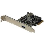 StarTech 2-Port USB 3.1 (10Gbps) Card - USB-A 1x External 1x Internal - PCIe
