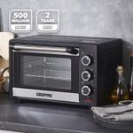GEEPAS 19L Mini Toaster Oven Rotisserie Grill Electric Compact Cooker 1380W