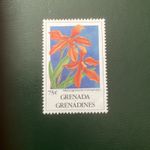 GRENADA GRENADINES 1991 TROPICAL ORCHID MINT