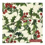 Emma Bridgewater Holly Cream IHR Paper Cocktail Napkins 25 cm 20 pack 3 ply