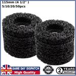 5-50x 115mm 4.5" Poly Strip Wheel Discs Paint Rust Remove Abrasive Angle Grinder