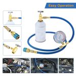 Refrigerant Charging Hose R134A with Gauge AC Refill Tool for Car Repair