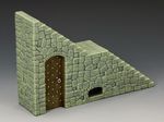 KING AND COUNTRY RF006 (G) - Roman Fort Stairs Section (Greystone) Resin Figure