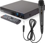 GTDVD-181 Compact Multi Region DVD Player With Karaoke Mic USB, HDMI, Scart