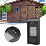 Outdoor Garden Temperature Gauge Digital Max Min Greenhouse Thermometer