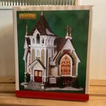 Lemax Illuminated Christmas Village Church Building Ceramic Multicoloured Boxed