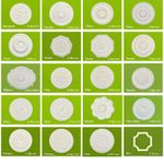 Polystyrene Ceiling Rose 40-70cm Lightweight Decorative Medallion for Chandelier
