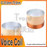 1" to 3" Speaker Voice Coils 4 Layer 8 Ohm ASV Aluminum Woofer Repair Parts DIY