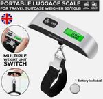 Luggage Scale Portable Digital Weight Scale for Travel Suitcase Weigher 50/110lb