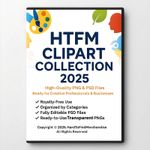 HTFM Massive PNG, Jpeg, PSD Clipart DVD Library  2025 + Free Graffiti Font,