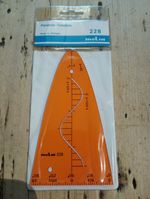 moLin Parabole Template. No. 228. Made In Portugal. Engineers / Architects.