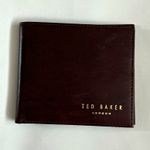 Ted Baker Men's Brown Leather Bifold Wallet with RFID Blocking, Credit Card