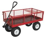 Platform Truck with Sides and Pneumatic Tyres - 450kg Capacity