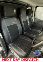 TAILORED SEAT COVERS For RENAULT TRAFIC 2014 - 2026 ART. LEATHER & ALICANTE