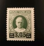 VATICAN 1934 N 39 Chile Certificate NEW ** MNH VAL CAT € 1300