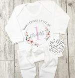 When I Wake Up I Will Be One Sleepsuit or Vest - First Birthday personalised