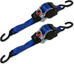 Pack of 2 Spear & Jackson Automatic Retracting Ratchet Tie Down Straps 25mm x 3M