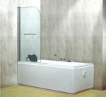 High Quality Single Pivot Shower Bath Screen 750x1400mm 6MM GLASS with Towel Bar